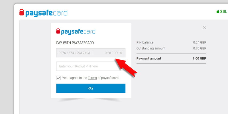 Paysafecard online plaćanje